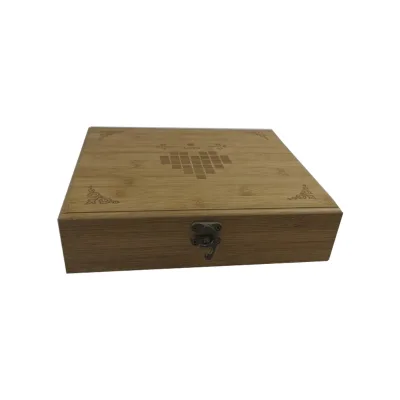 Cheap Bamboo Recipe Box Eco-Friendly Natural Bamboo Jewelry Keepsake Box