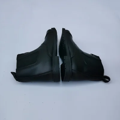 Cowhide Ankle Boots, Short Riding Boots Four Seasons Men Women Equestrian Equipment  Cowhide Ankle Boots, Equestrian Supplies