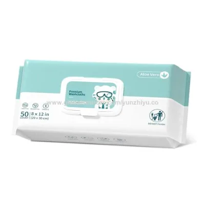 Premium Quality Disposable Cleansing Adults Bath Wipes Rinse Free Large Size Body Wet Wipes