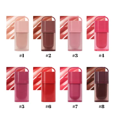 Top Quality   Long Lasting Rebranding Lip Tint Make Your Own Brand Waterproof Lip Gloss Juicy Vegan