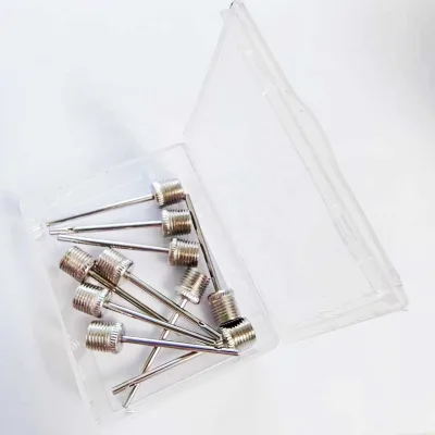 ActEarlier 1 Plastic Box 10pcs Sports Ball Inflating Pump Needle for Football Basketball Soccer