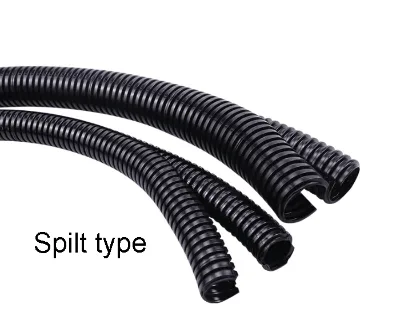 1/2'' Flexible Tube Pipe Flexible Split Corrugated Conduit
