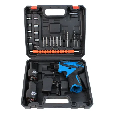 Best Selling 12V Rechargeable Cordless Screwdriver Set Electric DIY Industrial Grade Tool Lithium Battery 0-1300rpm 25nm Max