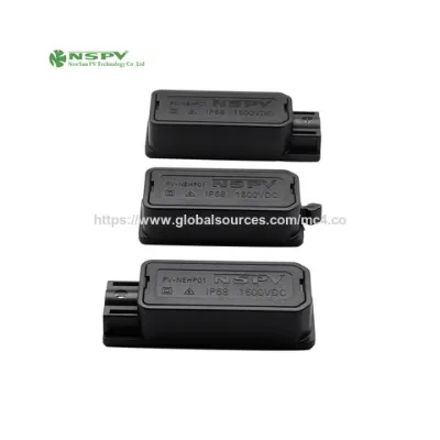 IP68 Waterproof Plastic Solar Junction Box with PPE PA Material