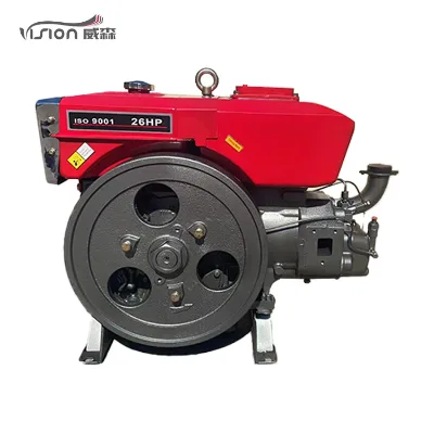 VISION Small Horizontal Type 20HP Water-cooing Agricultural diesel Engine for Sale