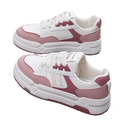 2022 Women's Sports Running Shoes pink tide Breathable Non-slipVulcanized Casual High-top Sneakers in Stock