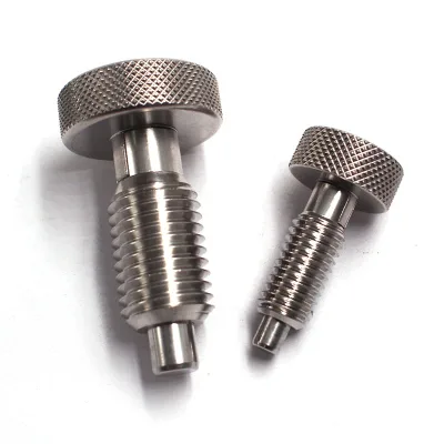 Knob Spring Index Plunger Stainless Steel Manual Retractable Locating Pin Custom Size Fastener For Tooling Position Assembly
