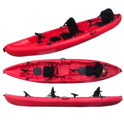 RITO OUTDOOR PE Cheap Manufacture Double Fishing Kayak Touring Fishing Cheap Canoe for Sale