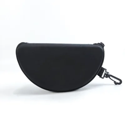 Sunglasses Case Eyeglasses Case Portable Zipper Protect Case with Clip