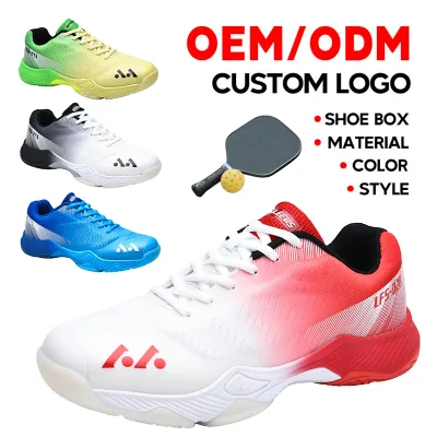 Oem High Quality Volleyball Badminton Shoe Non-Slip Custom Women Indoor Pickleball Shoes Table Tennis Shoes for Men