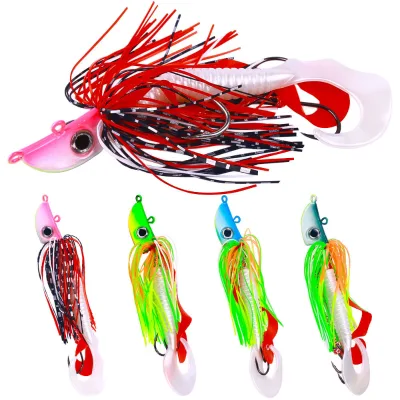 Buzzbait Bucktail Inchiku Saltwater Jigs Flounder for Fluke Bass Bluefish Blackfish Seabass Offshore Slow Jigging Pitching Lures