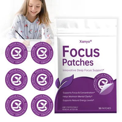 Customized Magnesium Immune System Health Patches Transdermal Vitamin Complex Focus Patches Herbal Extract Transdermal Patches