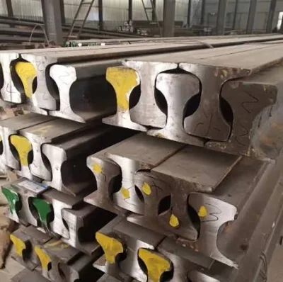 Quality Rail Manufacturer UIC60 Steel Rail 60kg/m 60E1 Heavy Rail R260 R350HT EN13674 for Mainline Track for Sale