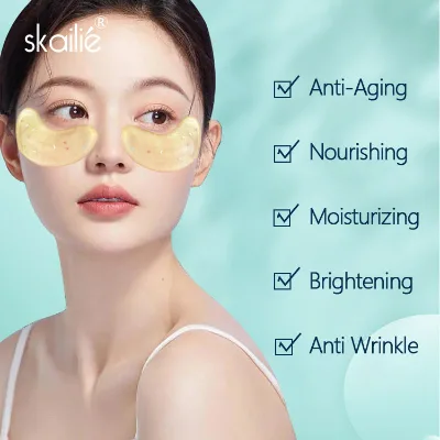 Wholesale Glitter Under Eye Patches Collagen Cucumber Scent Anti-Wrinkle Dark Circles Removal Moisturizing Nourishing Eye Masks