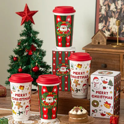Christmas Gift Ceramic Mug Home Water Cup Office Cup Gift Coffee Cup Birthday Gift