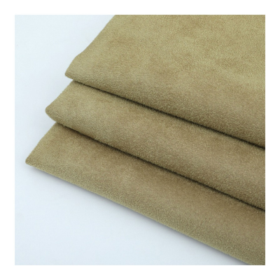 Double Sided Suede Faux Leather Velvet Polyester Suede Stretch Fabrics Automotive Thin Suede Fabric