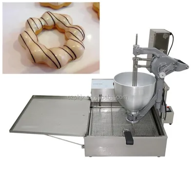 Hopper Hand Held Operated Manual Doughnut Donut Extruder Cutter Mold Form Small Filler Dispenser