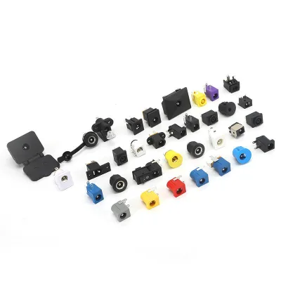 DC022 DC Power Jack Socket Connector With Wire Metal Plastic Panel Mount DC Female Cable for Electronic Equipment PCB Project
