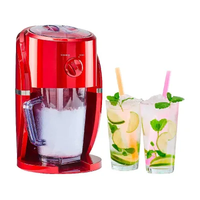 2023 New Style Electric Mini Red Ice Shaver for Home Use with PP Material with Customized Color