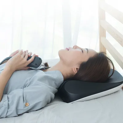 Beoka Shiatsu Heated Neck Massage Pillow Wireless Heat Application Relaxation Sleeping Kneading Body Waist Vibration Health Care