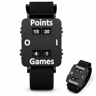 OEM Custom Logo Tennis Score Watch Tennis Score Keeper Adjustable Wristband Score Counter for Padel Tennis Pickleball Sports