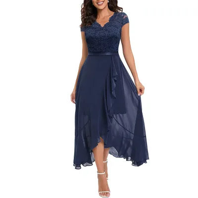 Women's Elegant Lace Evening Wedding Party Dress Sexy Office Ladies Bodycon Dresses Fashion Birthday Cub Vestidos Female