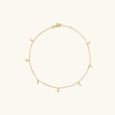 14K 18K Fine Jewelry Rings Real Solid Gold Dot Chain Anklet Customized 9K 10K 925 Sterling Silver Loose Lab Grown Diamond Custom