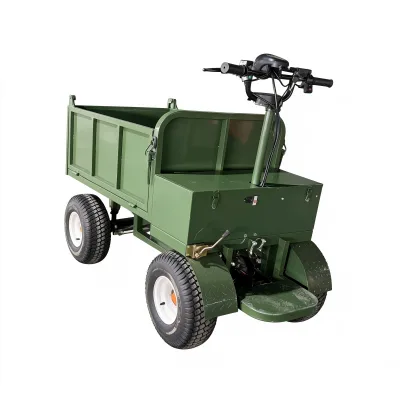 The Inverted Donkey Electric Hydraulic Dump Truck Has an Unobstructed View and Is a Universal Agricultural Truck for Urban