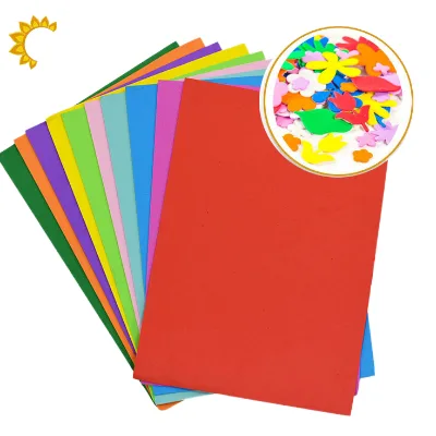 Customized Adhesive EVA Foam Sheet for Kids Creative DIY Crafts and Stick-on Paste Toys for Pastimes