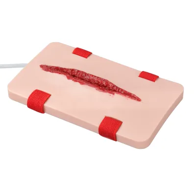 Wearable Surgical Wound Cutting Injury Wound Care and Hemostasis Training Model Trauma Simulated Wound Practice Module