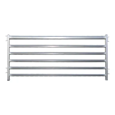 Customizable 2m Steel Frame Galvanized Rolled Metal Fence High Style Driveway Gates Cattle Security Livestock Protection
