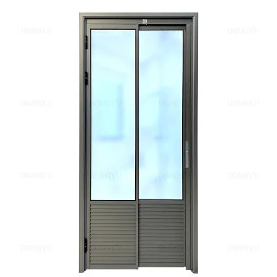 Minimalism Style Aluminum PT Door Kitchen Sliding and Swing PT Door Interior Glass Door