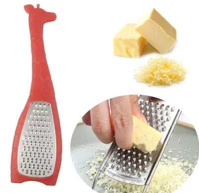 Cute Giraffe Shape Kitchen Cheese Grater With Handle
