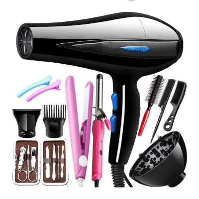 AilesTecca Wholesale 12pcs Hair Dryer for Travel&home Lightweight Negative Ionic Hair Blow Dryer 3 Heat Settings Cool Settings