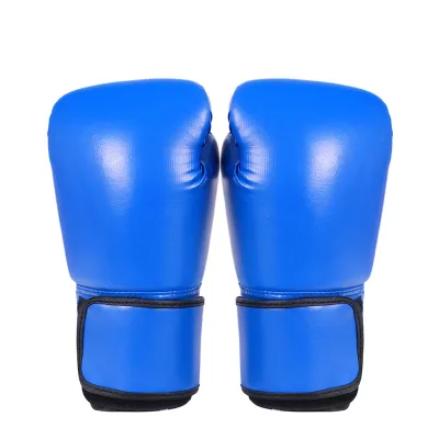 Thickened Padding Training Fitness Fighting Sparring Breathable PU Leather Sports Equipment Boxing Gloves
