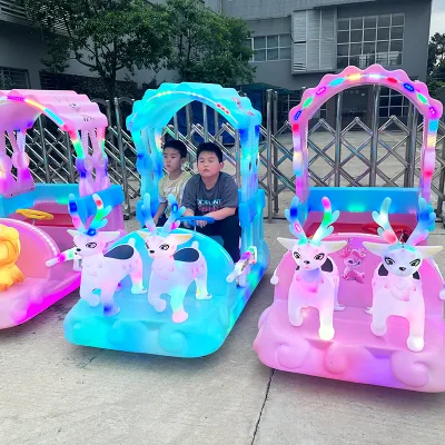 The Latest Children's Electric Amusement Car Adult Riding Bumper Car Toy Fawn Gabon Timing square Amusement Equipment