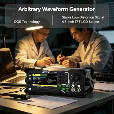 Hantek HDG3082B Arbitrary Waveform Generator 5 in 1 With 4.3-inch Color TFT LCD Screen