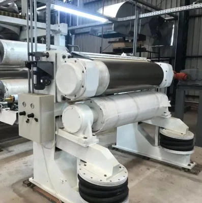 Double Roll Electric Calender for Paper Coating Machine with Automatic Control High Safety Wood Packaging