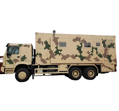 HOWO Large Outdoor Camping Vehicle, Mobile Emergency Command Vehicle for Temporary Command Center