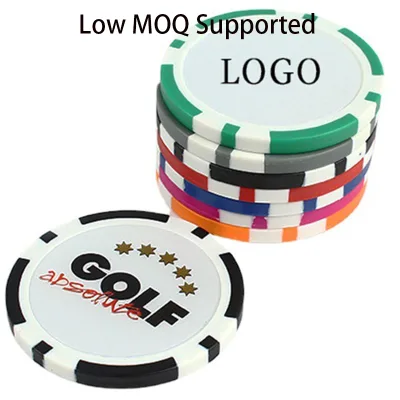 Hot Sell Oem Golf Ball Markers Custom Logo Golf Poker Chips