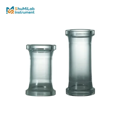 Transparent Glass Pipe Section High-Quality Tube for Aquarium Lab & Creative Applications