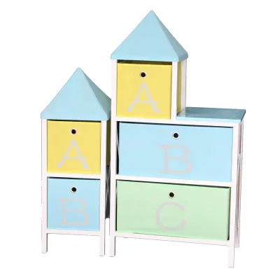 Kids Room Storage Toy Storage Box for Kids Kids Toy Storage Unit Fabric Bin Fabric Box Drawer Fabric Dresser Minimalist Cabinet