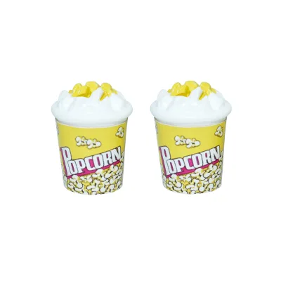 New Product Simulate Resin Popcorn Cabochons Mold Craft Holiday Decoration Charm