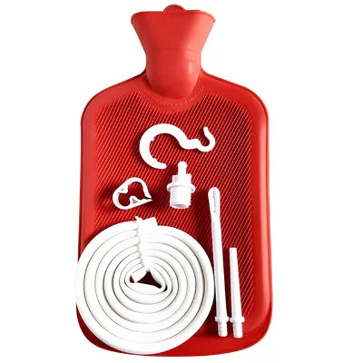 Enema Bag Kit Rubber Anal Douche Vaginal Douche Enema Cleaner for Women or Men Health