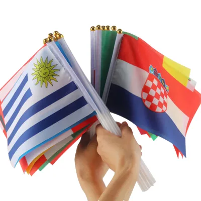 Custom 20x30 Hand-Waved Flags Collection of Litter Puertorican Kpop Kenya Israel Palestinian British and Israeli Flags