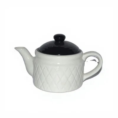 Wholesale White Color Decal Printing Tea Set Porcelain with Lid