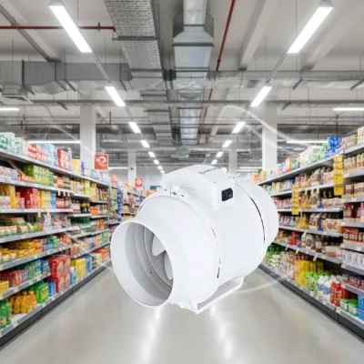 Large Powerful Other Ventilation Fans House Industrial Heat Extractor Adjustable Inline Duct Fan