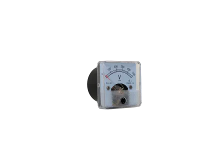 DH-50 Analog AC Voltmeter 0-500V Direct Connect 2.5 Accuracy Class Mini Panel Mount Pointer Voltage Meter for Distribution Box