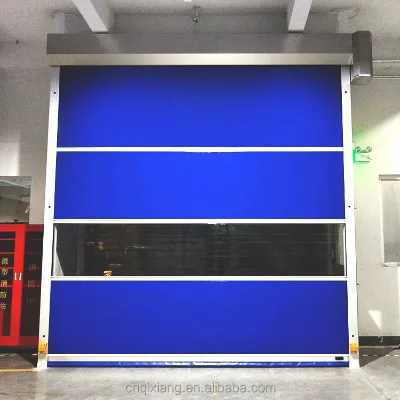 High Speed PVC Industrial Fast Door-Various Sizes & Colors Soundproof & Dustproof Anti-Theft