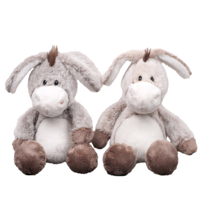 32CM Creative Super Soft Donkey Plush Toys Cuddly Plush Donkey Stuffed Animals Adorable Stuffed Donkey Plush Doll Gift for Child